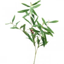 Produkt Sztuczna gałązka oliwna Gałązka dekoracyjna z oliwkami 100cm