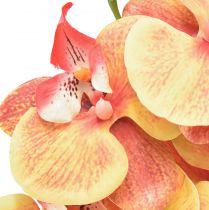 Produkt Orchidea Phalaenopsis sztuczna 9 kwiatów czerwono-żółta 96cm