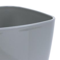 Produkt Doniczka na storczyki błyszcząca Ø12,5cm szara 1 szt