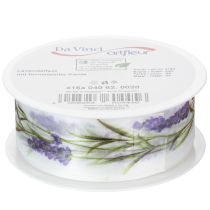 Produkt Wstążka organza, wstążka szyfonowa, wstążka ozdobna, lawenda, 40mm, 20m