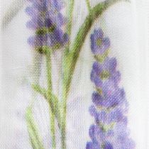 Produkt Wstążka organza, wstążka szyfonowa, wstążka ozdobna, lawenda, 40mm, 20m