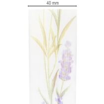Produkt Wstążka organza, wstążka szyfonowa, wstążka ozdobna, lawenda, 40mm, 20m
