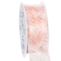 Produkt Wstążka organza, wstążka szyfonowa, pomarańcz dżungli, 40 mm, 15 m
