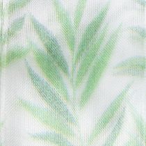Produkt Wstążka organza, wstążka szyfonowa, zielona wstążka roślinna, 40 mm x 15 m