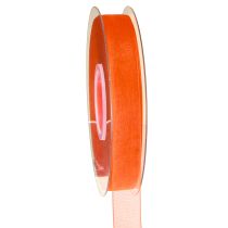Produkt Wstążka z organzy wstążka prezentowa wstążka pomarańczowa krajka 15mm 50m