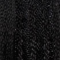 Produkt Wstążka organza w paski, wstążka prezentowa, czarna, szerokość 15 mm, długość 20 m