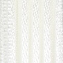 Produkt Wstążka organza w paski, wstążka prezentowa, biała, 15 mm, 20 m