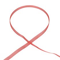 Produkt Wstążka organza wstążka prezentowa czerwona wstążka krawędziowa 6mm 50m