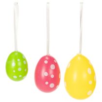 Produkt Pisanki do powieszenia, różne kolory, 6cm, 12 szt.