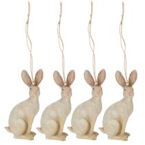 Produkt Figurka zająca wielkanocnego do zawieszania dekoracji wielkanocnych polyresin H9,5cm 4szt