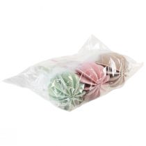 Produkt Zając wielkanocny dekoracja stołu zając drewniany kolorowy 5,5×15cm 3 szt