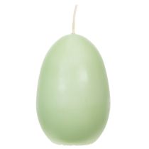 Produkt Świece wielkanocne, jajowate, zielone, 9cm, 20h, 6 szt.
