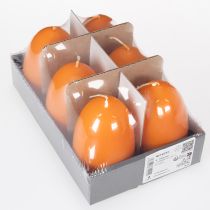 Produkt Świeca w kształcie jajka do dekoracji wielkanocnych, idealna do stworzenia wielkanocnego nastroju w domu, 9cm, 20h, 6 szt.