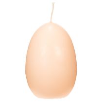 Produkt Świece wielkanocne w kształcie jajka, świece wielkanocne w kształcie jajka, wzór brzoskwiniowy, Ø6cm, wys.9cm, 6 szt.