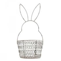 Koszyczek wielkanocny koszyk druciany Easter Bunny Shabby Ø12cm W26,5cm