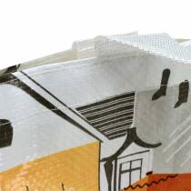 Torba na zakupy z uchwytami Bella Vita plastikowa 32×21×26cm