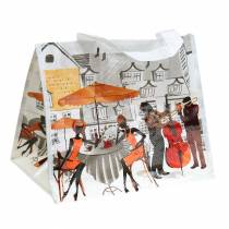 Torba na zakupy z uchwytami Bella Vita plastikowa 32×21×26cm