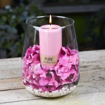 Produkt PURE Pillar Candle 130/70 Różowa Świeca Dekoracyjna Zrównoważony Naturalny Wosk