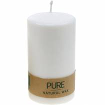 PURE pillar candle 130/70 świeca z naturalnego wosku rzepakowego dekoracja świecy