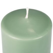 Produkt Świeca okrągła PURE zielone szmaragdowe świece Wenzel 90/70mm