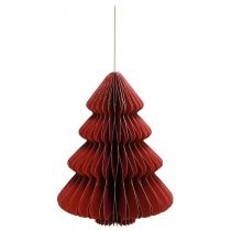 Produkt Papierowa choinka Bordeaux Świąteczna zawieszka wys. 20cm