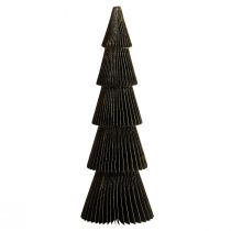 Choinka papierowa Choinka papierowa Czarna W60cm