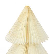 Choinka papierowa Choinka papierowa Białe złoto W30cm