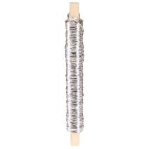 Produkt Sznurek papierowy owinięty drutem Ø0,8mm 22m srebrny