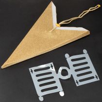 Produkt Świąteczne lampki choinkowe, papierowe dekoracje w kształcie gwiazdek, świąteczny, elegancki design