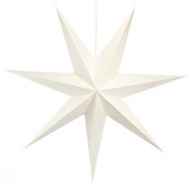 Produkt Lampa papierowa gwiazda biała zawieszka dekoracyjna gwiazda 75x20cm 2szt