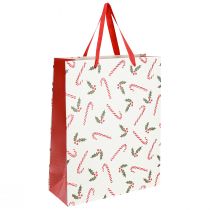 Produkt Torba papierowa Torba na prezenty Laski cukierków 26×10×32cm 2szt
