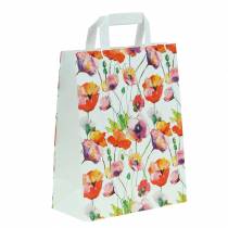 Torba papierowa mak 22cm x 10cm x 28cm 25szt.