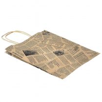Produkt Torby papierowe torby papierowe torby na prezenty 18x9cm gazeta 50szt