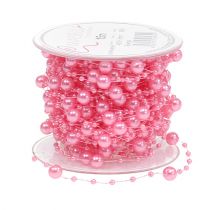 Produkt Sznurek perłowy różowy 6mm 15m