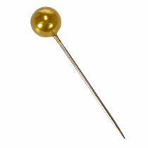 Produkt Szpilki z łbem perłowym Złota Ø15mm 75mm
