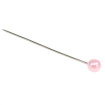 Szpilki z główką perłową różowe Ø4mm 4cm 150szt