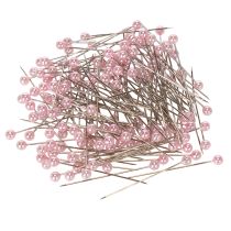 Produkt Igły z główką perłową różowe Ø4mm 4cm 150 szt.