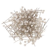 Produkt Białe szpilki z główką perłową, Ø4mm, 40mm