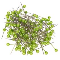 Produkt Zielone szpilki florystyczne z perłową główką, uniwersalne zastosowanie, Ø4mm, 40mm, 150 sztuk