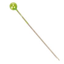 Produkt Zielone szpilki florystyczne z perłową główką, uniwersalne zastosowanie, Ø4mm, 40mm, 150 sztuk