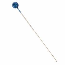 Produkt Igły z główką perłową Ø6mm 65mm niebieskie