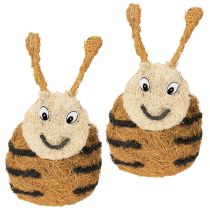 Produkt Doniczka w kształcie pszczoły jako dekoracyjny kosz na rośliny do zabawnych aranżacji wnętrz, wiosna i lato, 24 cm, 2 sztuki