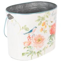 Produkt Owalna, wiosenna doniczka, metalowa, 26/22/17 cm, zestaw 3 szt.