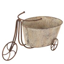 Produkt Doniczka rowerowa do sadzenia rdzawo-szara 34×16×18cm