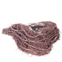 Produkt Dekoracyjne serce z gałązek z folią do sadzenia, 20cm, 2 sztuki