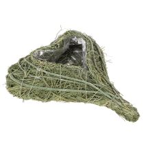 Produkt Naturalne serce roślinne do florystyki z folią, 25cm