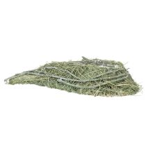 Produkt Miska w kształcie serca z naturalnej trawy z folią do sadzenia, 38 cm