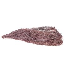 Produkt Miska w kształcie serca z gałązek z wkładem foliowym, 37 cm