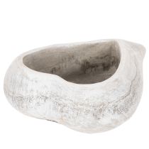 Produkt Dekoracyjna misa w kształcie serca, szara; mała doniczka w kształcie serca, 19 cm