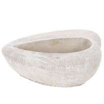 Produkt Doniczka w kształcie serca, odlew kamienny, dekoracyjna, 17 cm